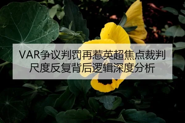 VAR争议判罚再惹英超焦点裁判尺度反复背后逻辑深度分析