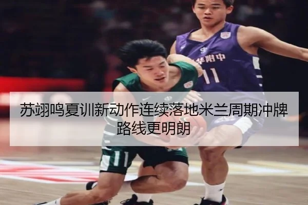 苏翊鸣夏训新动作连续落地米兰周期冲牌路线更明朗